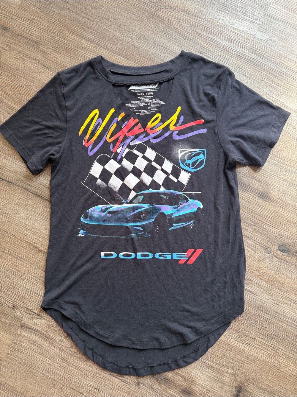 Dodge Viper Black Graphic Tee